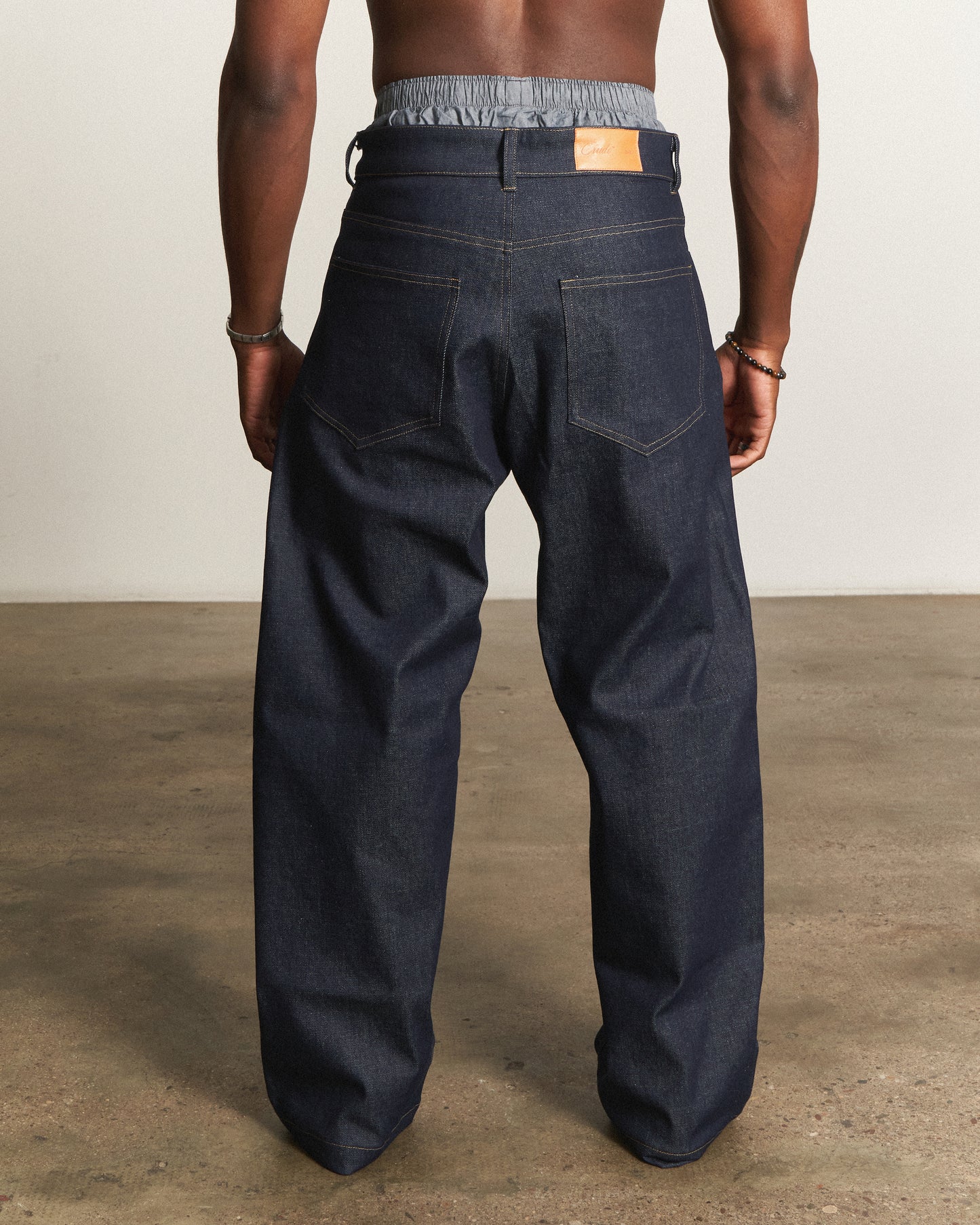 DENIM PANTS NAVY